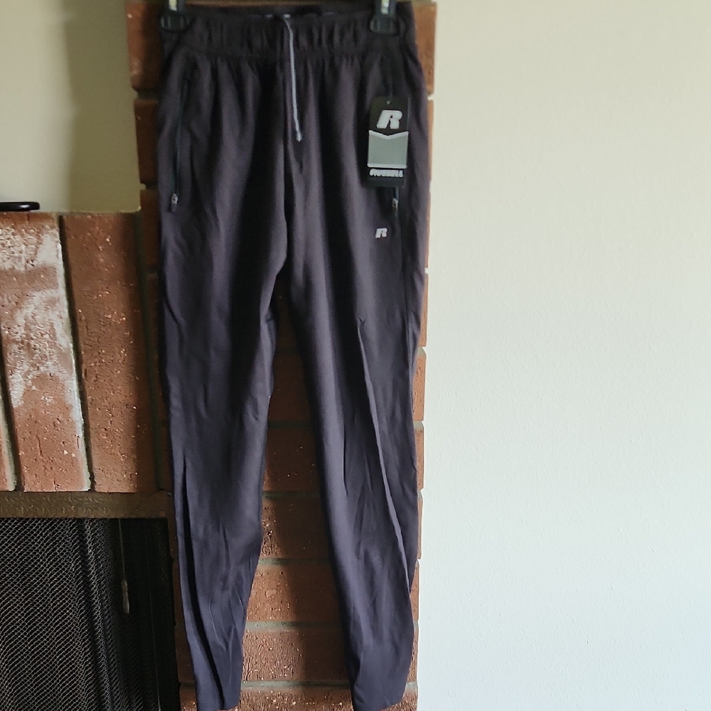 Men's Black Russell Athletic Pants